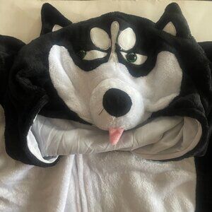 Kids Husky Dog Costume Jumpsuit